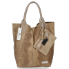 Kožené kabelka shopper bag Vittoria Gotti V877